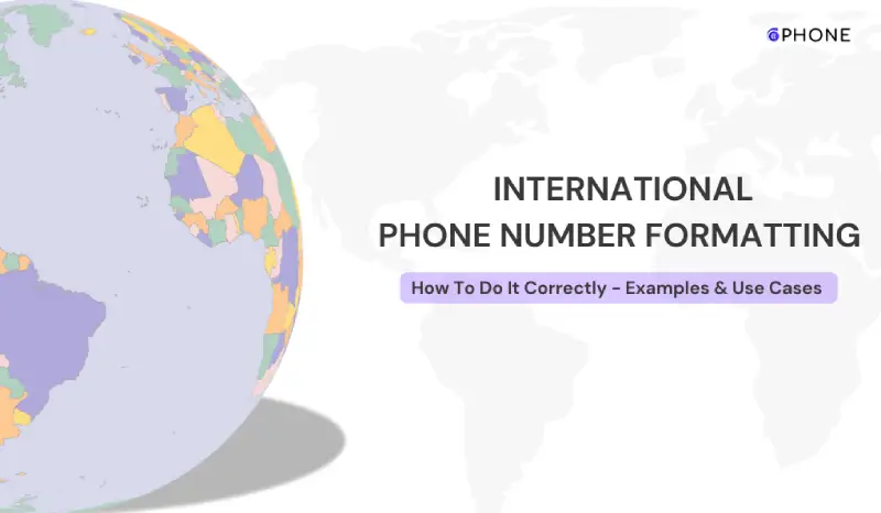 International Phone Number Format - Examples & Use Cases